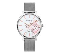 GO GIRL ONLY Montre Femme en Acier Gris Etanche