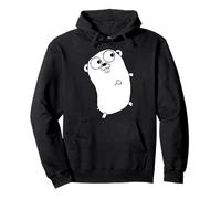 Go Golang Langage de Programmation Logo Mascotte Gopher Sweat à Capuche