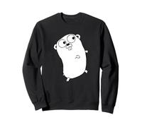 Go Golang Langage de Programmation Logo Mascotte Gopher Sweatshirt