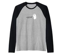 Go Golang T-Shirt avec Logo de la Mascotte Gopher Manche Raglan