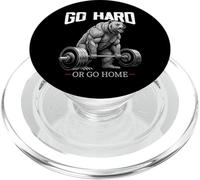 Go Hard Or Go Home Ours Haltérophilie Fitness Gym PopSockets PopGrip pour MagSafe