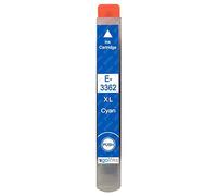 Go Inks 1 Cartouche d'encre Cyan pour remplacer Epson (33XL Séries) Compatible/Non-OEM pour Epson Expression Premium Imprimantes E-T3362-1