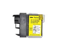 Go Inks 1 Cartouche d'encre Jaune pour remplacer Brother LC980Y & LC1100Y Compatible/Non-OEM pour Brother DCP et MFC Imprimantes