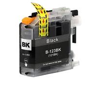 Go Inks 1 Cartouche d'encre Noire pour remplacer Brother LC123XLBK Compatible/Non-OEM pour Brother DCP et MFC Imprimantes