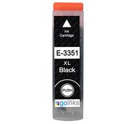 Go Inks 1 Cartouche d'encre Noire pour remplacer Epson T3351 (33XL Séries) Compatible/Non-OEM pour Epson Expression Premium Imprimantes E-T3351-1