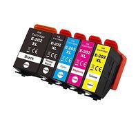 Go Inks 1 Ensemble de 5 Cartouches d'encre à remplacer Epson 202XL Compatible/Non-OEM pour Epson Expression Photo Imprimantes (5 encres)