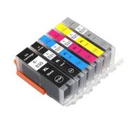 Go Inks 1 Ensemble de 6 Cartouches d'encre à remplacer PGI-530 & CLI-531 Compatible/Non-OEM pour PIXMA Imprimantes (6 Encres)
