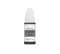 Go Inks 1 Flacon d'encre Gris 70 ML pour remplacer Canon GI-53GY Compatible/Non OEM pour imprimantes Pixma G Series