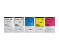 Go Inks 1 Lot de 4 Cartouches de Toner Laser pour remplacer HP CF380X/CF381A/CF382A/CF383 Noir
