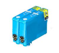 Go Inks 2 Cartouches d'encre Cyan pour remplacer Epson T1632 (16XL Series) Compatible/Non-OEM pour Epson Expression Home Imprimantes