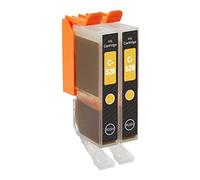 Go Inks 2 Cartouches d'encre Jaune pour remplacer Canon CLI-526Y Compatible/Non-OEM pour PIXMA Imprimantes