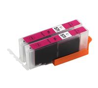 Go Inks 2 Cartouches d'encre Magenta pour remplacer Canon CLI-571M Compatible/Non-OEM pour PIXMA Imprimantes