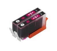 Go Inks 2 Cartouches d'encre Magenta pour remplacer HP 364M (XL Capacité) Compatible/Non-OEM pour HP Photosmart Imprimantes