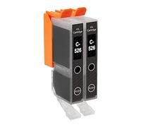 Go Inks 2 Cartouches d'encre Noire pour remplacer Canon CLI-526Bk Compatible/Non-OEM pour PIXMA Imprimantes