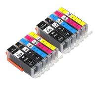 Go Inks 2 Ensemble de 5 Cartouches d'encre à remplacer Canon PGI-570 & CLI-571 Compatible/Non-OEM pour PIXMA Imprimantes (10 Encres) C-570/571-5SET-2 Haute capacité (XL) Noir/Cyan/Magenta/Jaune