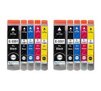 Go Inks 2 Ensemble de 5 Cartouches d'encre à remplacer Epson T3357 (33XL Séries) Compatible/Non-OEM pour Epson Expression Premium Printers (10 encres)