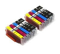 Go Inks 2 Ensemble de 5 Cartouches d'encre à remplacer PGI-580 & CLI-581 Compatible/Non-OEM pour PIXMA Imprimantes (10 Encres)
