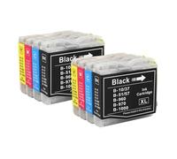 8 Cartouches d'encre (Set) pour Brother DCP-540CN DCP-560CN DCP-770CW Fax-1355