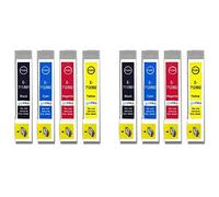Go Inks 2 Ensemble de 4 Cartouches d'encre à remplacer Epson T0715 Compatible/Non-OEM pour Epson Stylus Imprimantes (8 encres)