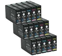 Go Inks 3 Ensemble de 4 + Noir Cartouches d'encre à remplacer Epson T7906 + T7901 (79XL Series) Compatible/Non-OEM pour Epson Workforce Pro Printers (15 encres)