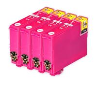 Go Inks 4 Cartouches d'encre compatibles pour remplacer Epson T1293 Magenta pour Une Utilisation avec Epson Stylus, Office & Workforce imprimantes (4 encres)