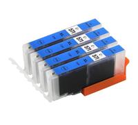 Go Inks 4 Cartouches d'encre Cyan pour remplacer Canon CLI-571C Compatible/Non-OEM pour PIXMA Imprimantes C-571C-4 Haute capacité (XL)