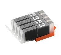 Go Inks 4 Cartouches d'encre Gris pour remplacer Canon CLI-571GY Compatible/Non-OEM pour PIXMA Imprimantes, Haute capacité (XL), C-571GY-4