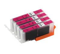 Go Inks 4 Cartouches d'encre Magenta pour remplacer Canon CLI-571M Compatible/Non-OEM pour PIXMA Imprimantes, Haute capacité (XL), C-571M-4