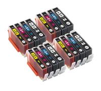 Go Inks 4 Ensemble de 4 Cartouches d'encre à remplacer HP 364 XL Compatible/Non-OEM pour HP Photosmart Imprimantes (16 Encres) Noir/Cyan/Magenta/Jaune