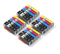 Go Inks 4 Ensemble de 5 Cartouches d'encre à remplacer Canon PGI-570 & CLI-571 Compatible/Non-OEM pour PIXMA Imprimantes (20 Encres) C-570/571-5SET-4 Haute capacité (XL) Noir/Cyan/Magenta/Jaune