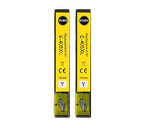 Go Inks 405XLY Lot de 2 Cartouches d'encre de Rechange pour imprimantes Epson Workforce Jaune