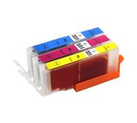 Go Inks C-551CMY Cartouches C/M/Y d'encre Compatible pour remplacer Canon CLI-551 pour une utilisation avec les imprimantes Canon PIXMA (Lot de 3)
