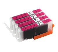 Go Inks C-551M Cartouches d'encre Magenta Compatible pour remplacer Canon CLI-551M pour une utilisation avec les imprimantes Canon PIXMA (Lot de 4)