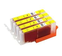 Go Inks C-551Y Cartouches d'encre Jaune Compatible pour remplacer Canon CLI-551Y pour une utilisation avec les imprimantes Canon PIXMA (Lot de 4)