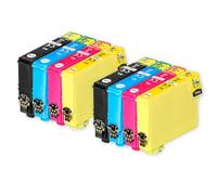 Go Inks E-1636 Lot de 8 Cartouches d'encre compatibles T1636 (16XL) pour Epson Expression Workforce