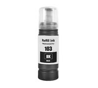 Go Inks Flacon d'encre de Rechange pour imprimantes Epson EcoTank 103Bk - 70 ML - Noir