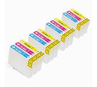 Go Inks Lot de 12 Cartouches d'encre compatibles T0715 C/M/Y T0712 T0713 T0714 pour imprimantes Epson Stylus - 13,5 ML - Cyan, Magenta, Jaune - Lot de 4 Couleurs