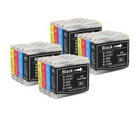 Go Inks 4 Ensemble de 4 Cartouches d'encre à remplacer Brother LC970 & LC1000 Compatible/Non-OEM pour Brother DCP, MFC et FAX Imprimantes (16 Encres)