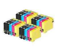 Go Inks Lot de 4 Cartouches d'encre compatibles Epson T1295-20 pour imprimantes Epson Stylus, Office & Workforce Noir