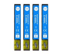 Go Inks Lot de 4 Cartouches d'encre Cyan 405XLC de Rechange pour imprimantes Epson Workforce