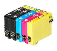 Go Inks Lot de 4 Cartouches d'encre Noire pour remplacer Epson T2996+2991 (29XL Series) Compatible/Non OEM pour imprimantes Epson Expression Home (5 encres), Noir, Cyan, Magenta, Jaune, Haute