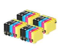 Go Inks Lot de 4 Cartouches d'encre Noire supplémentaires pour remplacer Epson T2996+2991 (série XXL), Compatible/Non OEM pour imprimantes Epson Expression Home (20 encres)
