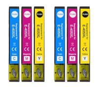 Go Inks Lot de 6 Cartouches d'encre compatibles 405XL C/M/Y pour imprimantes Epson Workforce Pro