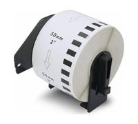 Go Inks Rouleau d'étiquettes compatible DK-22223 pour imprimantes Brother (étiquettes : rouleau continu, taille : 50 mm x 30,48 m)