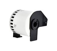 Go Inks Rouleau d'étiquettes de rechange compatible DK-44205 pour imprimantes Brother (étiquettes : rouleau continu, taille : 62 mm x 30,48 m)