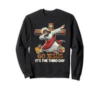 Go Jesus It's The Third Day Funny Dabbing Jesus Easter Day Sweatshirt