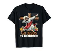 Go Jesus It's The Third Day Funny Dabbing Jesus Easter Day T-Shirt