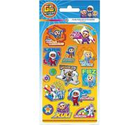 Go Jetters - Figurines - Autocollants "Fun", Jeu de feuilles SG38038 (Taille unique) (Coloré)