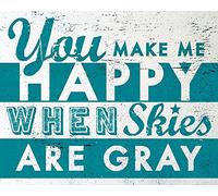 Go Jump In The Lake (Happy 40 x 50 cm Toile Imprimée