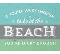 Go Jump In The Lake (Lucky Enough 40 x 50 cm Toile Imprimée